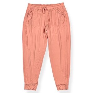 Tommy John Women's Coral Pink Jogger Pajama Pants